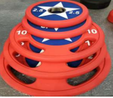 PU Captain America Barbell plates 2.5kg