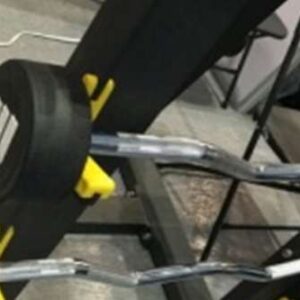 Integral small barbell straight bar