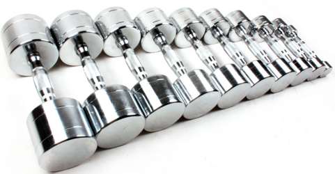 Halteres pequenos eletrogalvanizados