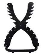 Suporte X de Halteres 10 Pares