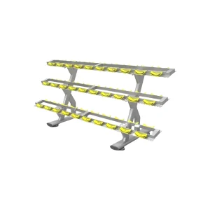 Suporte Halteres 3 Prateleiras